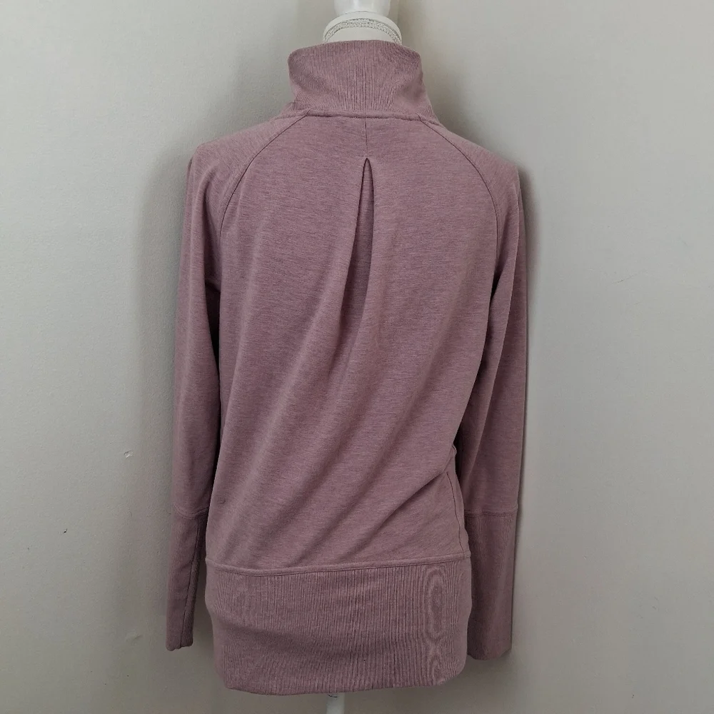 Lululemon High Lines Pullover Sweatshirt Heathered Vintage Mauve Size 6